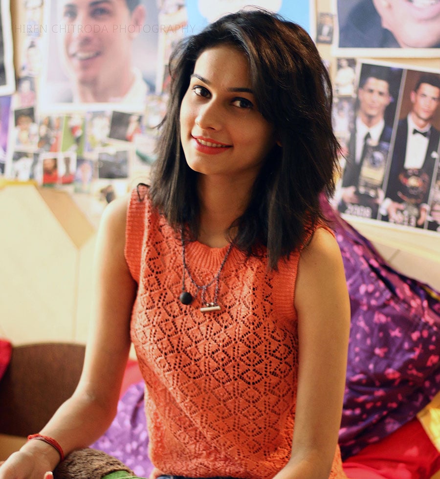 Aneri Vajani - When she was in the 9th standard, she got money for teaching dance to kids.