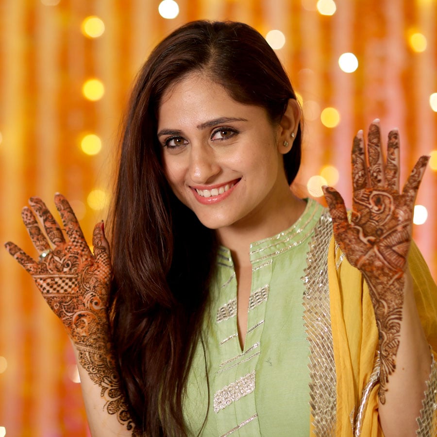 Hunar Hale's Mehendi-Haldi ceremony!