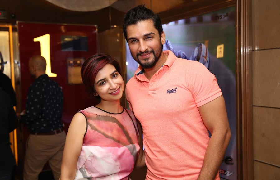 Manish Raisinghan with Rashmi Sharma