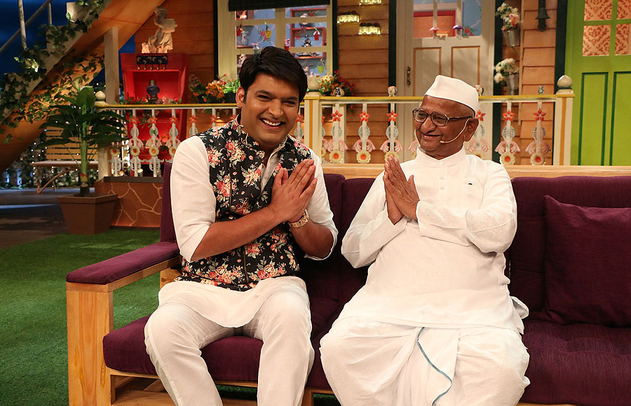 Kapil Sharma and Anna Hazare