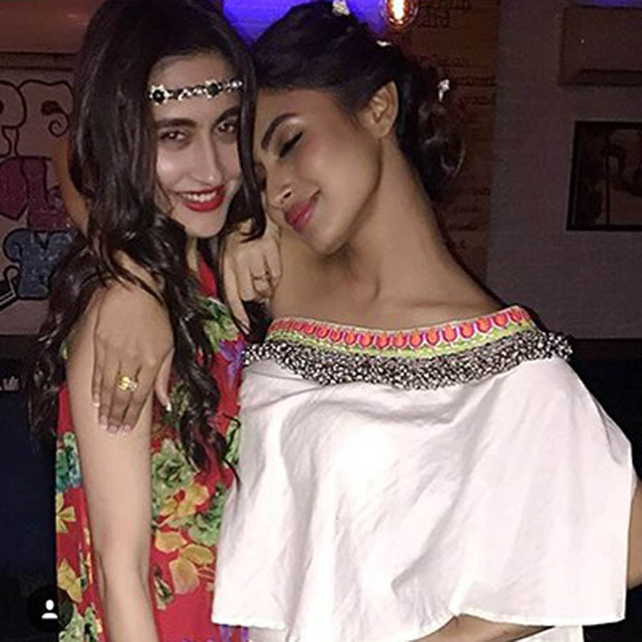 Mouni Roy and Sanjeeda Sheikh