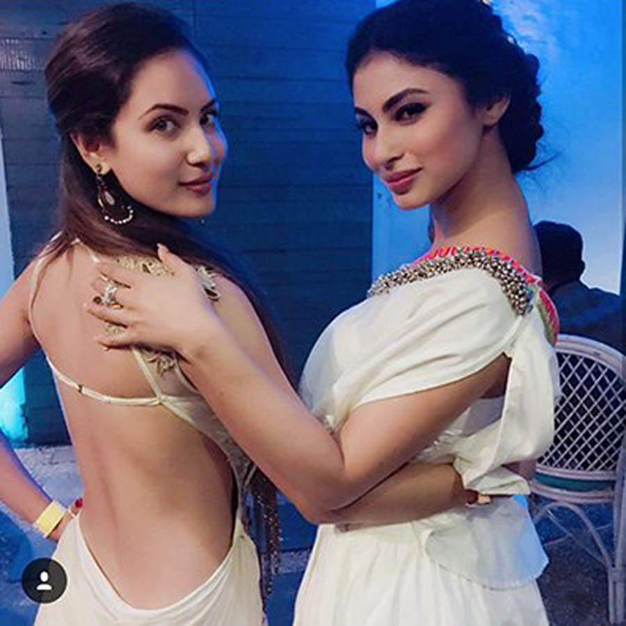 Puja Banerjee and Mouni Roy