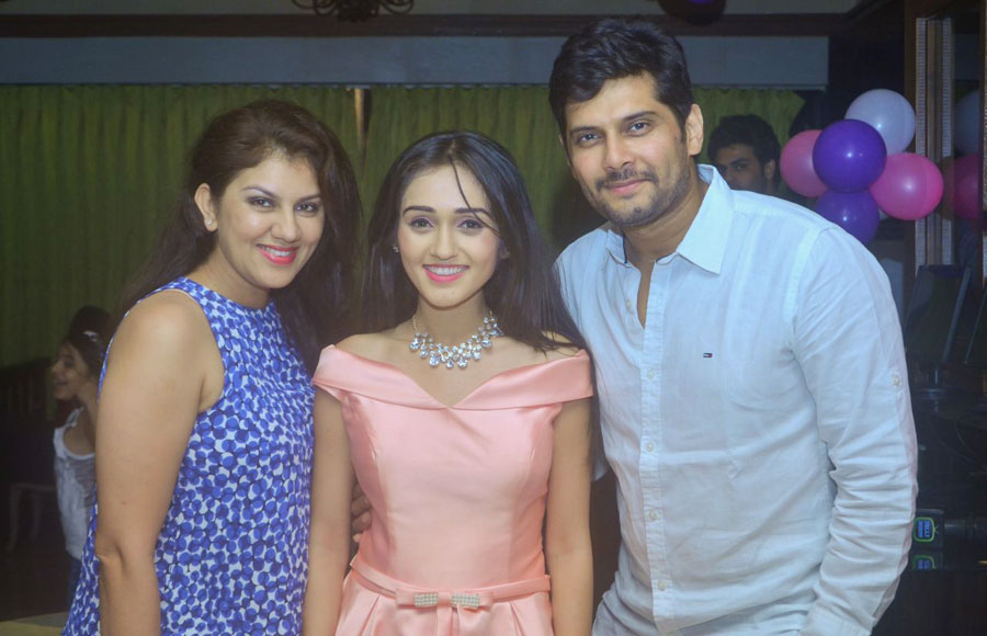 Tanya Sharma and Amar Upadhyay with his wife