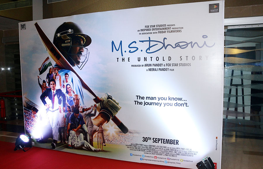 Screening of 'M.S. Dhoni: The Untold Story'