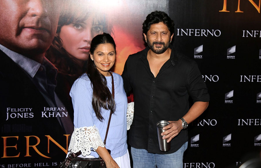 Arshad Warsi with his wife Maria Goretti