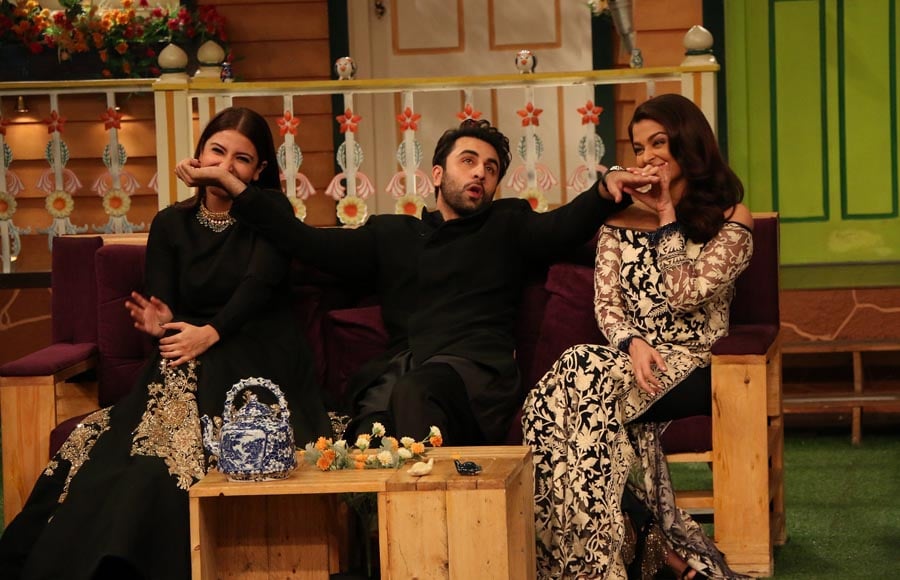 Ranbir Kapoor, Anushka Sharma and Aishwarya Rai Bachchan promote 'Ae Dil Hai Mushkil' on The Kapil Sharma Show