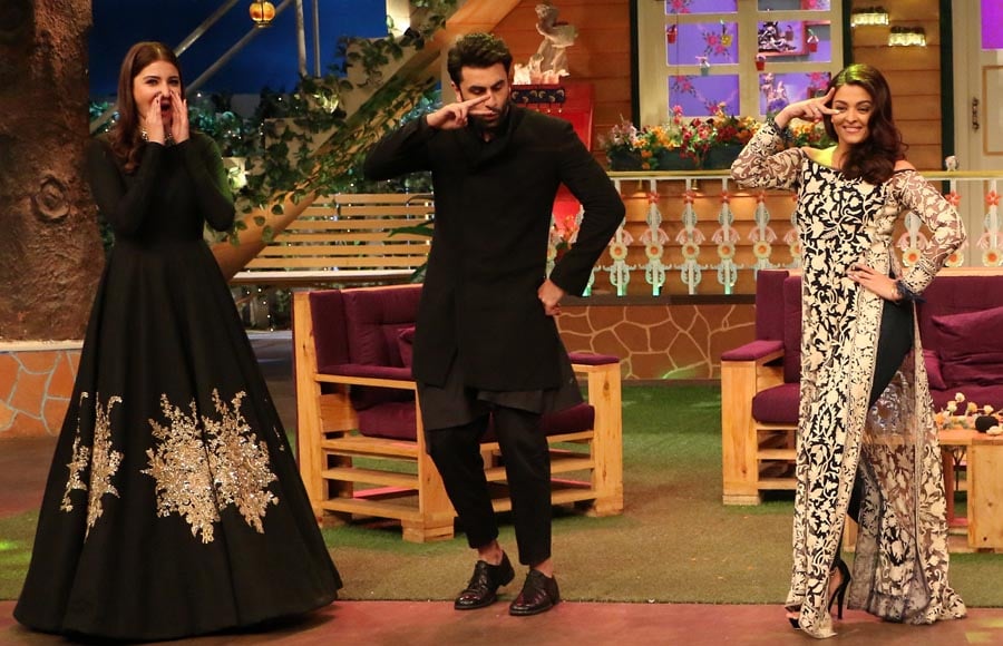 Ranbir Kapoor, Anushka Sharma and Aishwarya Rai Bachchan promote 'Ae Dil Hai Mushkil' on The Kapil Sharma Show