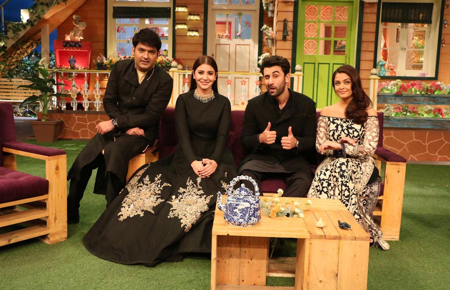 Ranbir Kapoor, Anushka Sharma and Aishwarya Rai Bachchan promote 'Ae Dil Hai Mushkil' on The Kapil Sharma Show