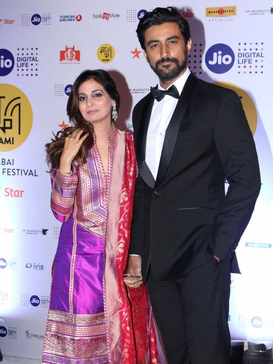 Kunal Kapoor with his wife Naina Bachchan