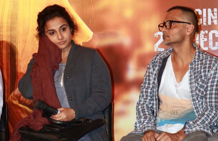 Producer Sujoy Ghosh and Vidya Balan