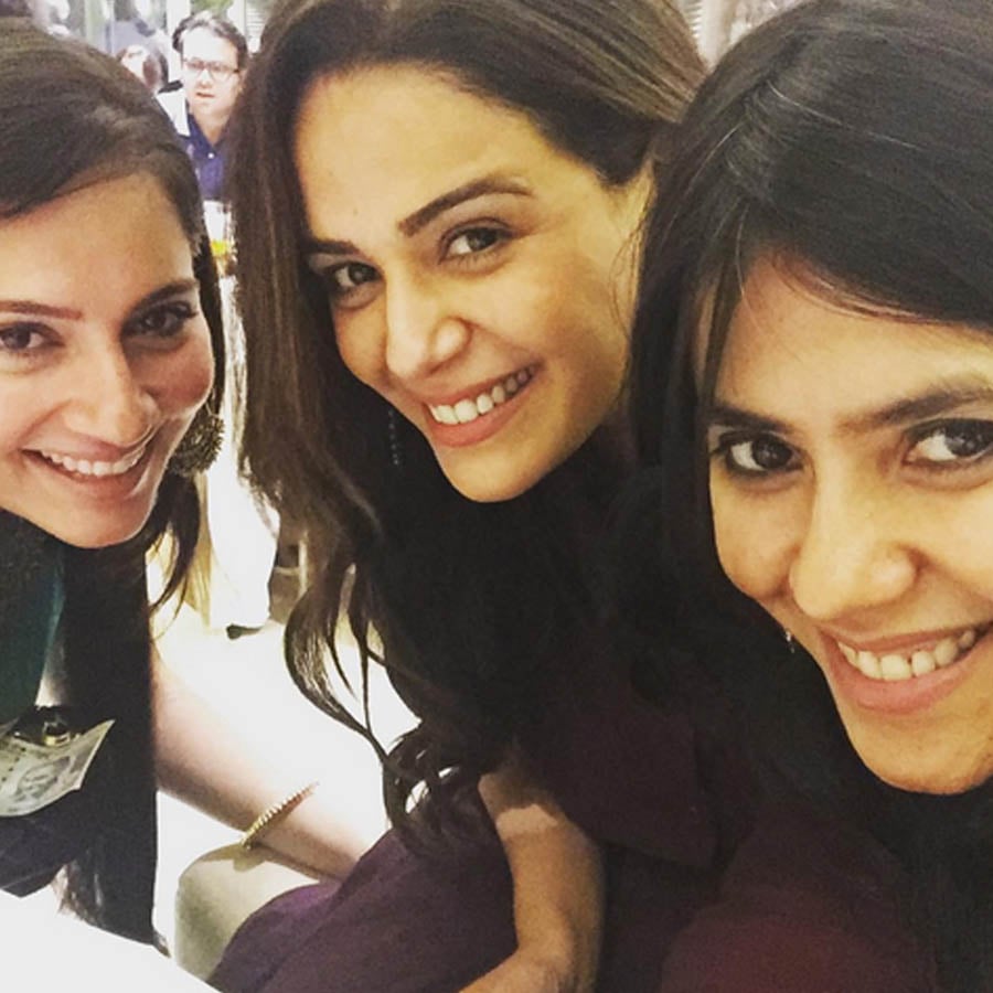 Kanchi Kaul, Mona Singh and Ekta Kapoor