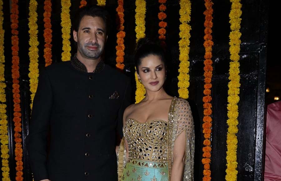 Sunny Leone with husband Daniel