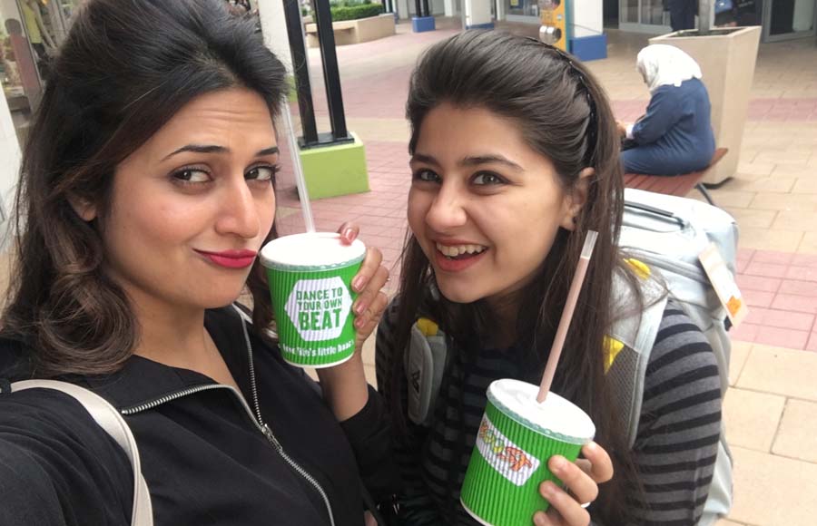 Divyanka Tripathi and Aditi Bhatia