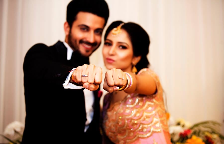 Dheeraj Dhoopar and Vinny Arora's SANGEET ceremony!