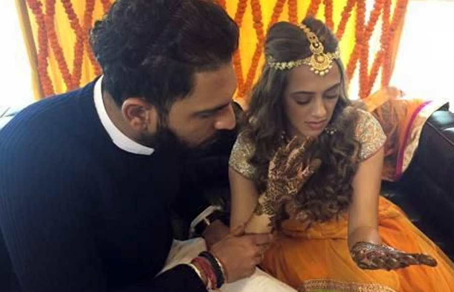 Yuvraj Singh and Hazel Keech