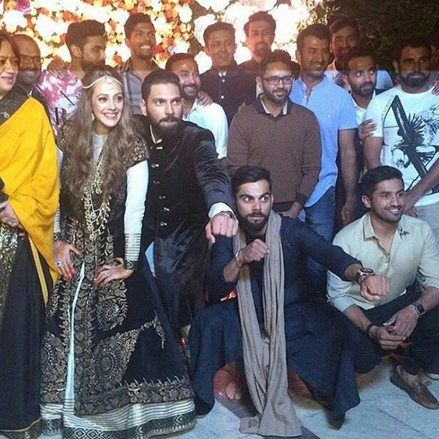 Yuvraj Singh and Hazel Keech's 'star studded' sangeet ceremony!