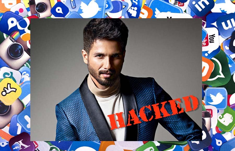 Shahid Kapoor's Facebook account was hacked