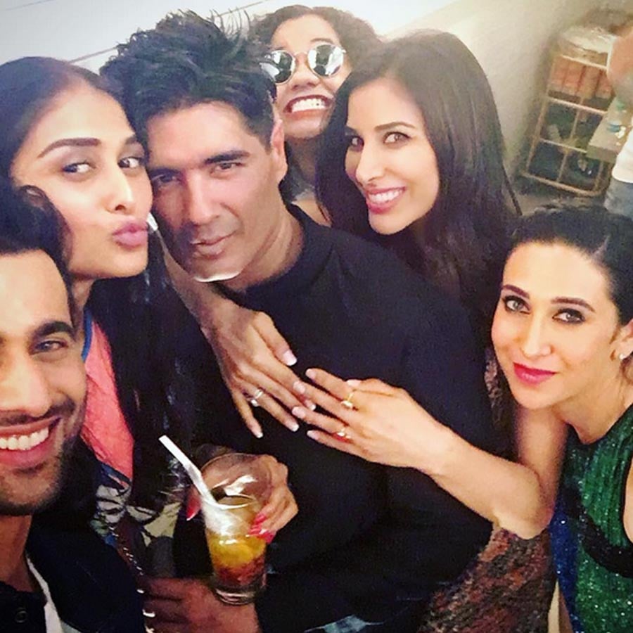 B-Town celebrities at Manish Malhotra's birthday bash!