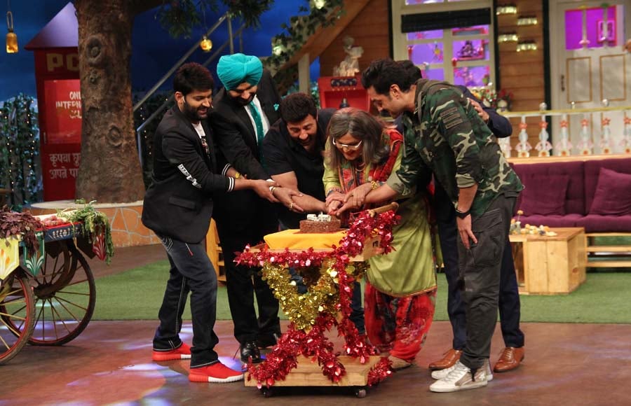 Ali Asgar's birthday celebration on The Kapil Sharma Show