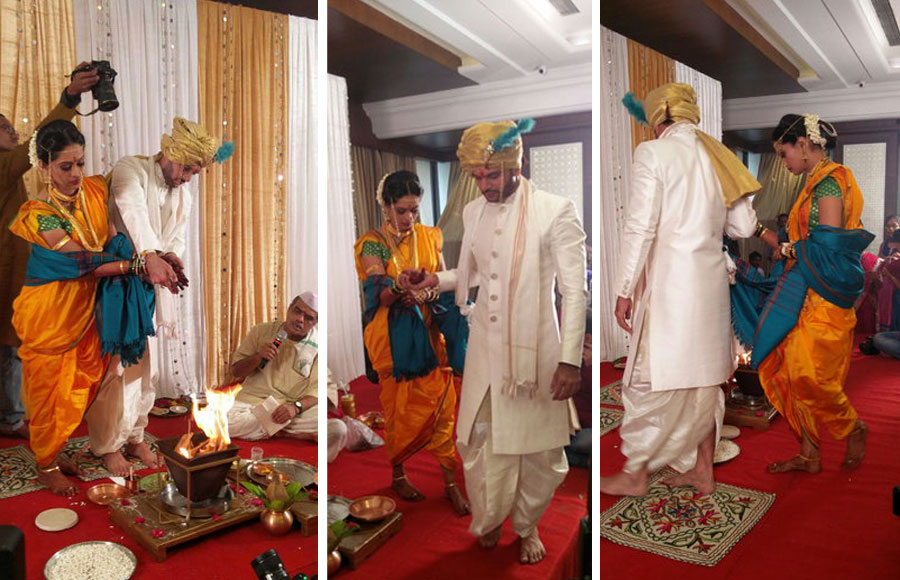 Wedding pics of Ravish and Mugdha!