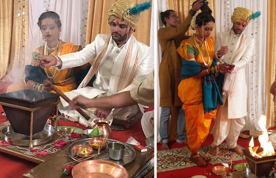 Wedding pics of Ravish and Mugdha!