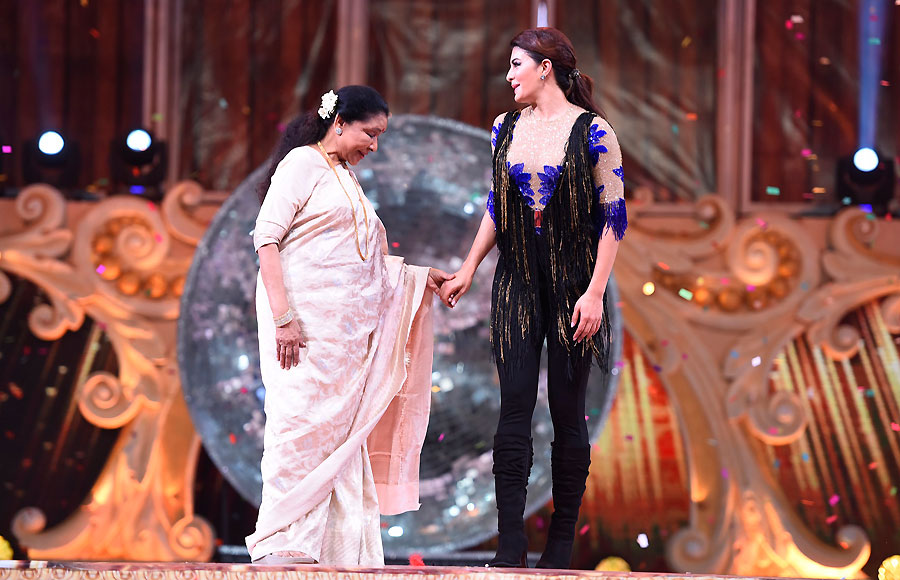 Jacqueline Fernandez and Asha Bhosale