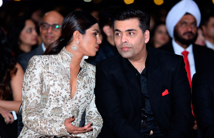 Priyanka Chopra and Karan Johar