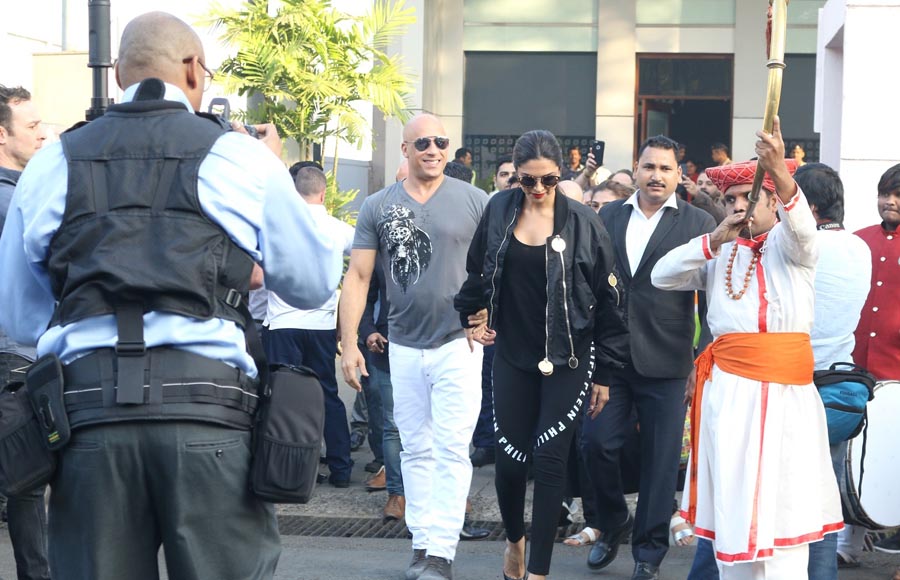 Vin Diesel and Deepika Padukone