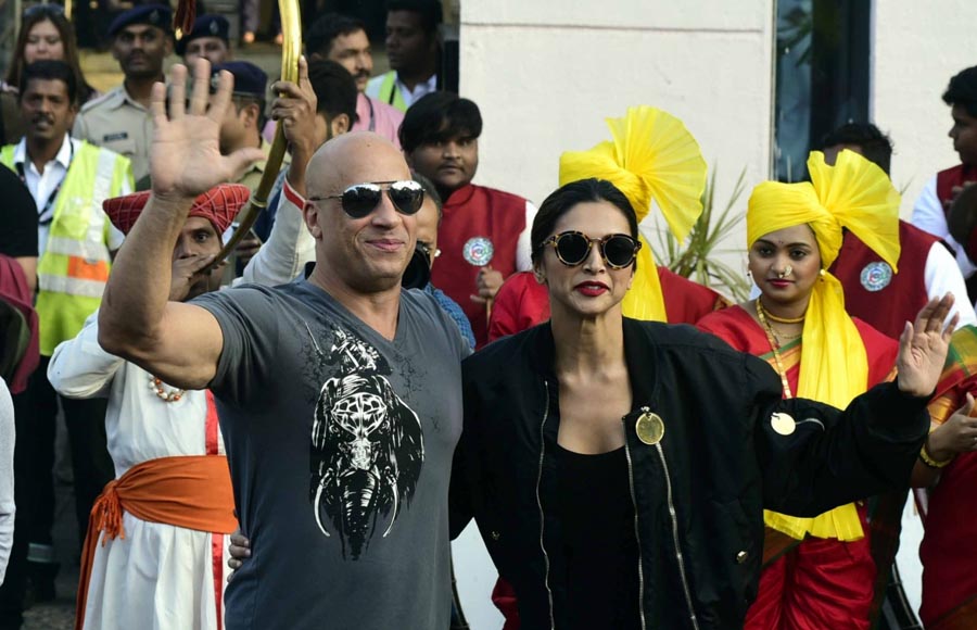 Vin Diesel and Deepika Padukone