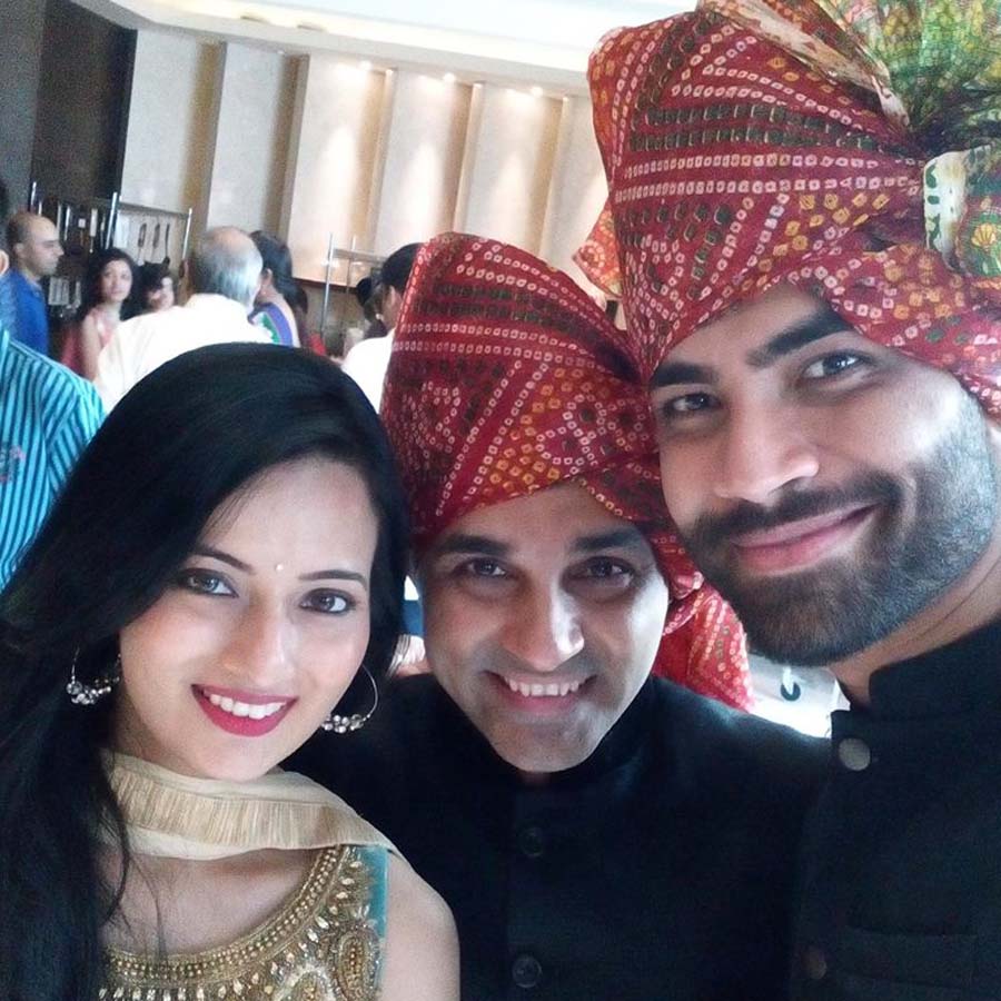 Wedding pics of Amit Varma