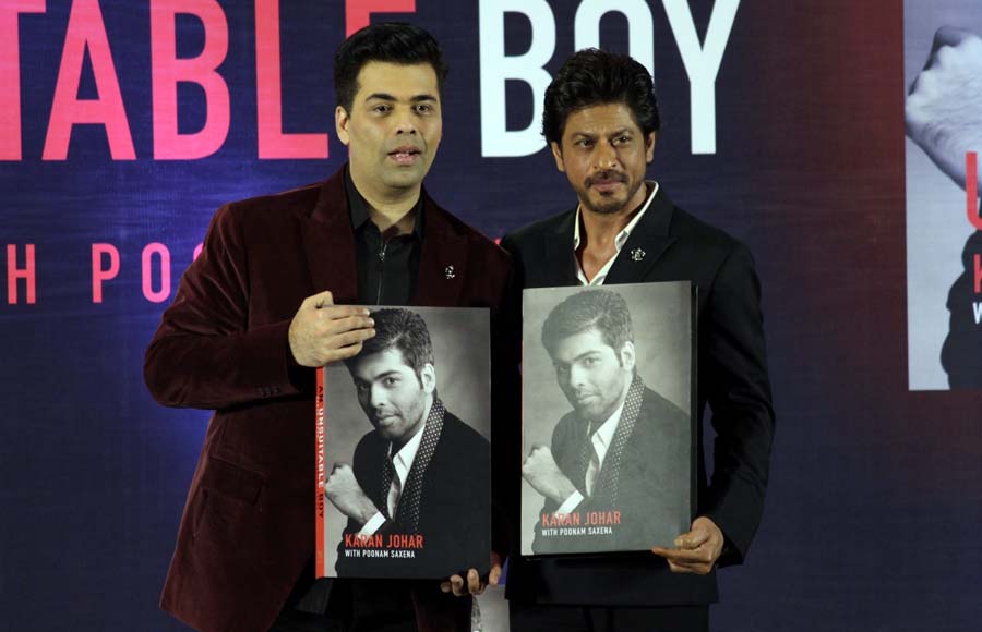 Shah Rukh Khan at the launch of Karan Johar's biography 'An Unsuitable Boy'