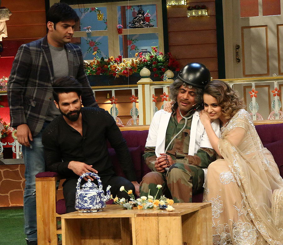 Shahid and Kangana promote 'Rangoon' on The Kapil Sharma Show