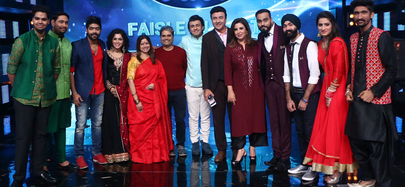 'Rangoon' cast on the sets of Indian Idol 9