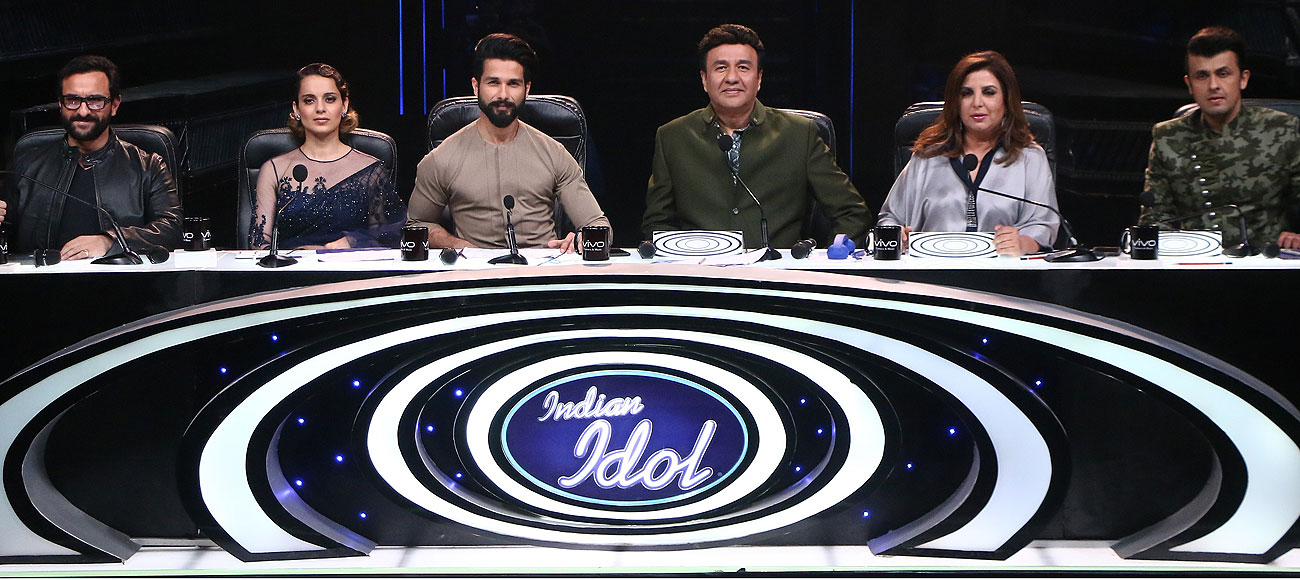 'Rangoon' cast on the sets of Indian Idol 9