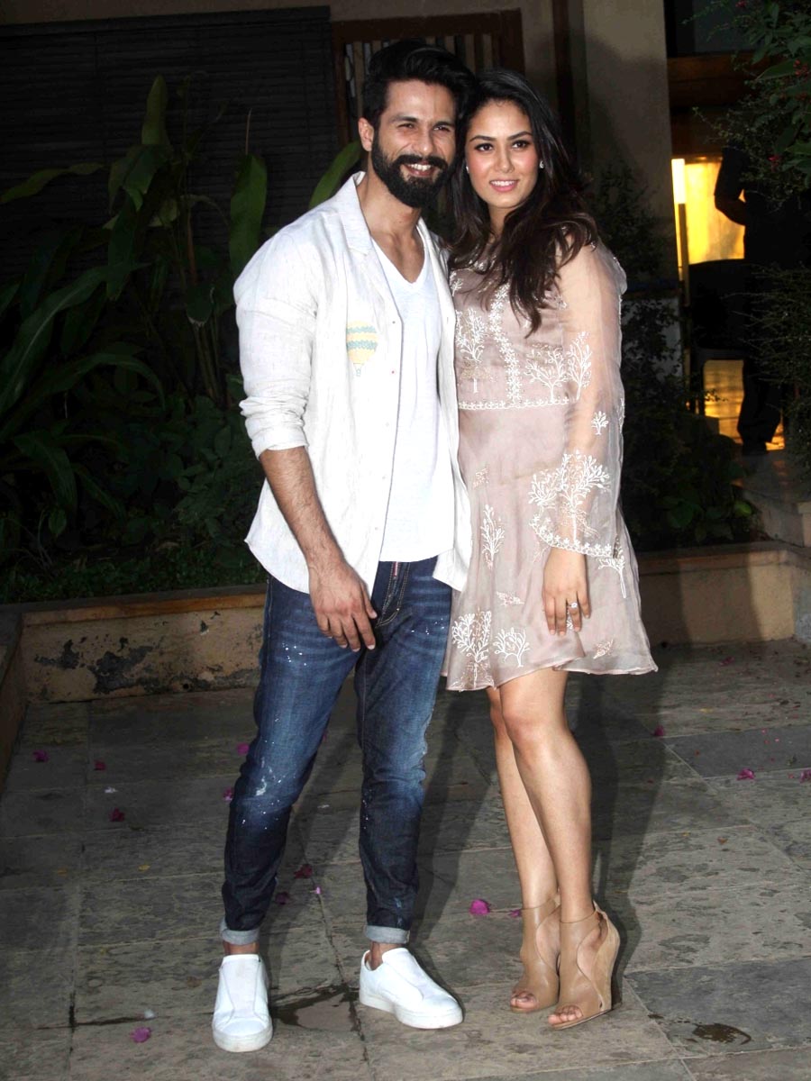 Shahid Kapoor and Mira Rajput