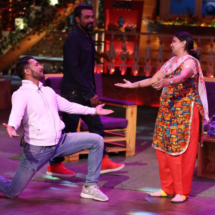 Remo, Vaibhavi and Terence on The Kapil Sharma Show