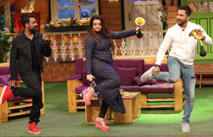 Remo, Vaibhavi and Terence on The Kapil Sharma Show