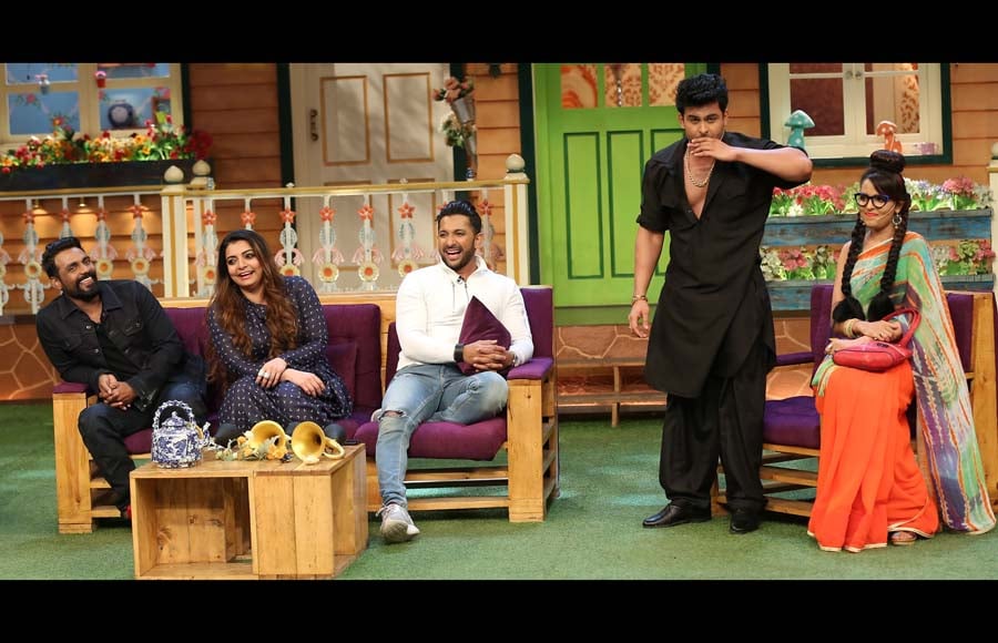 Remo, Vaibhavi and Terence on The Kapil Sharma Show