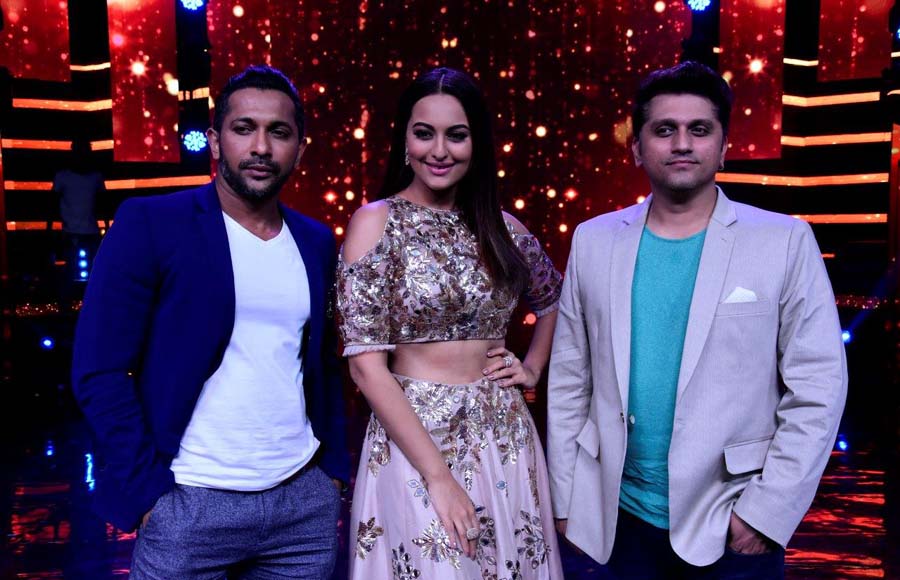 Nach Baliye judges - Terence Lewis, Sonakshi Sinha and Mohit Suri