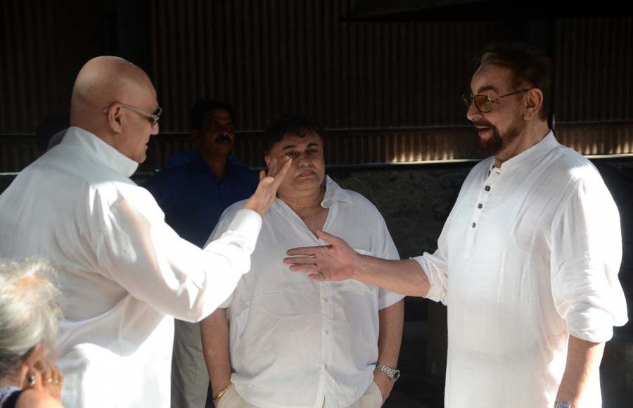 Kabir bedi and Puneet Issar