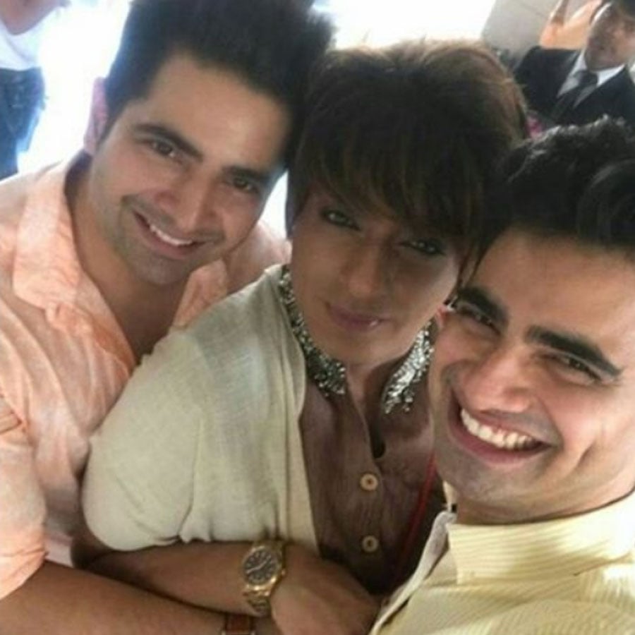 Karan, Rohit and a friend