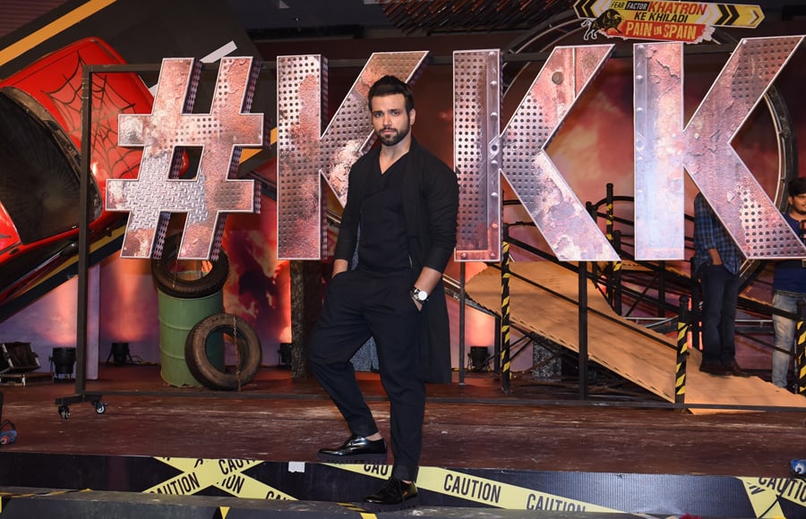 Rithvik Dhanjani at the launch of Khatron Ke Khiladi