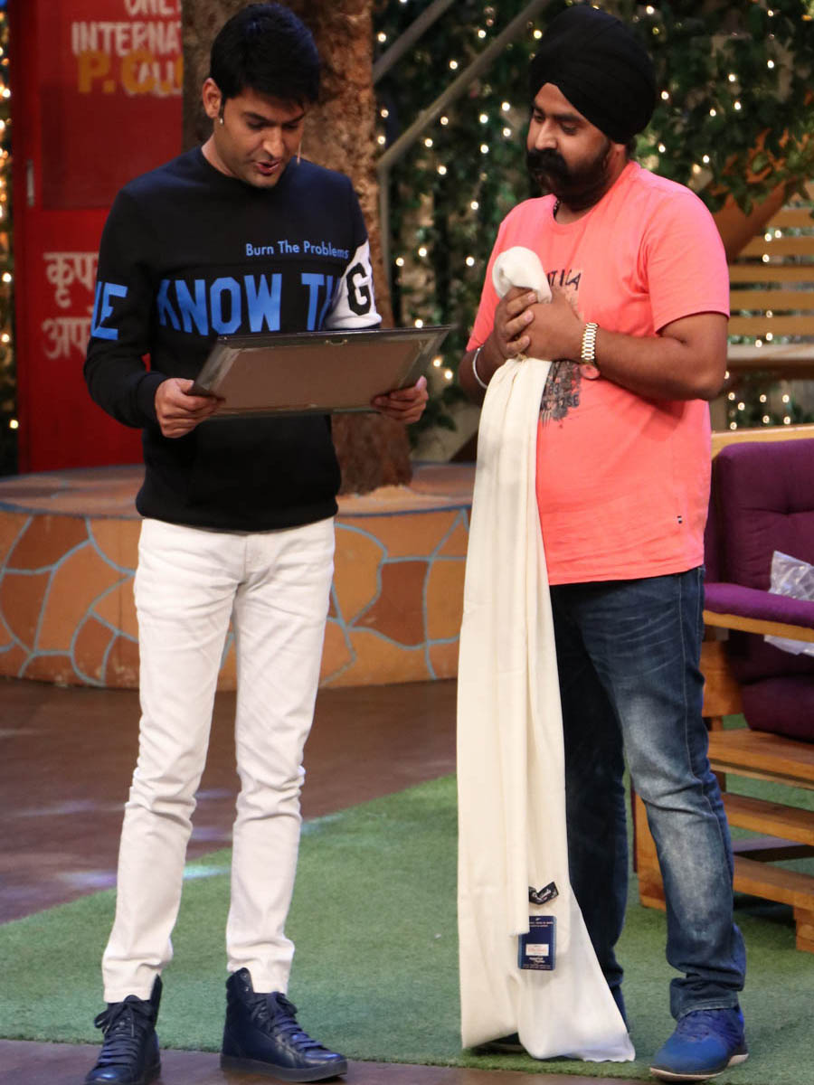 Suresh Raina, Shikhar Dhawan and Hardik Pandya on The Kapil Sharma Show