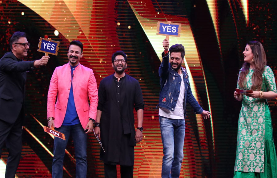 Bank Chor team joins Baba Ramdev on Sabse Bada Kalakaar