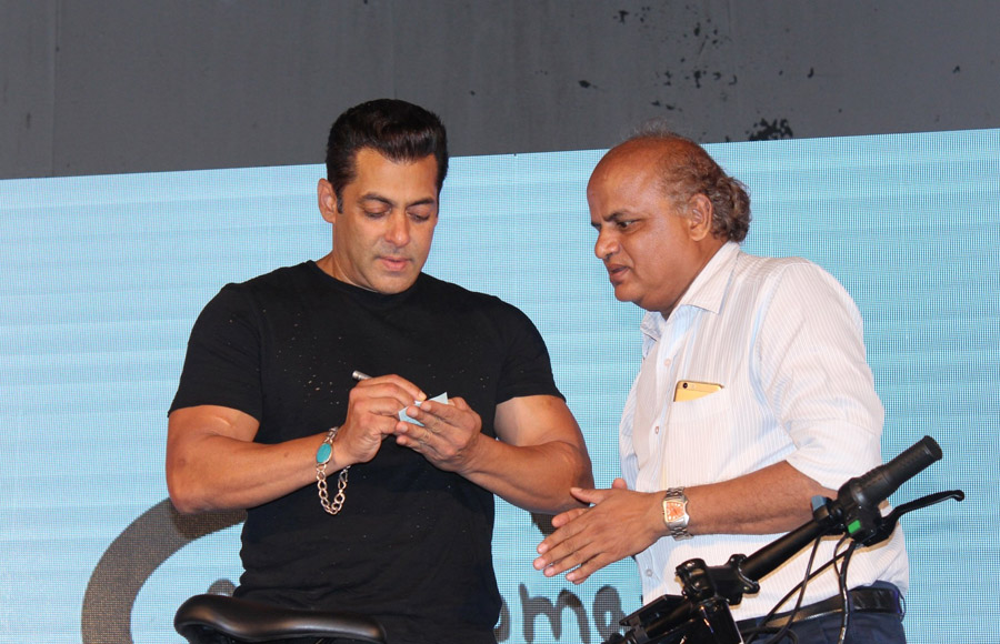 Salman Khan launches Being Human E-cycle
