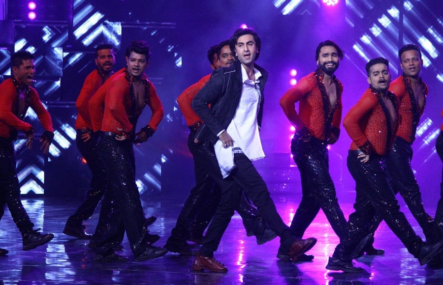 Jagga Jasoos team at Nach Baliye's Grand finale