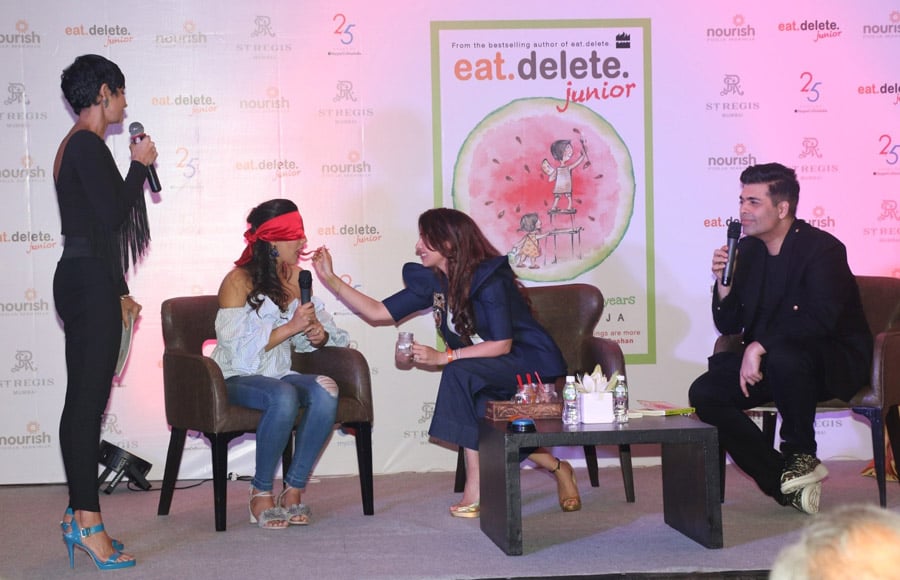 Mandira Bedi, Mira Rajput, Pooja Makhija & Karan Johar