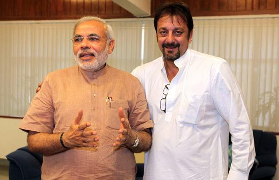 Sanjay Dutt and Prime Minister Narendra Modi