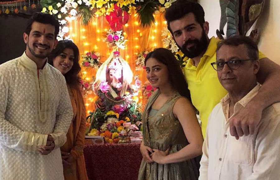 TV celebs with Ganpati 