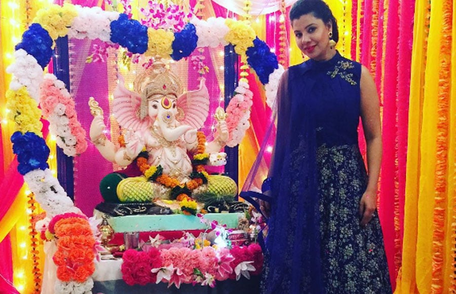 TV celebs with Ganpati 